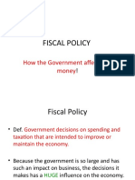 Fiscal Policy of India