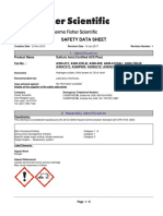 SDS of Sulfuric Acid