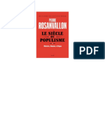 Le Siècle Du Populisme. Histoire, Théorie, Critique by Rosanvallon, Pierre PDF