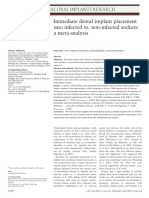 Immediate Dental Implant Placement Into Infected vs. Non-Infected Sockets: A Meta-Analysis