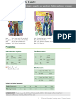 Present Simple 2 (Negative and Questions) : Subject and Object Pronouns