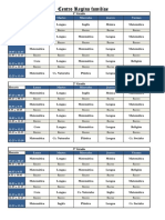 Horarios Primaria - Cuarentena