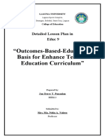 Outcomes-Based-Education: Basis For Enhance Teacher Education Curriculum