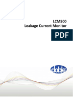 LCM500 Leakage Current Monitor: User Guide