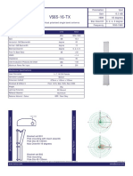 VS65-16-TX: Vertical Polarised Single Band Antenna