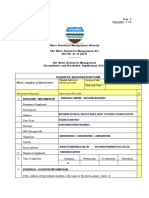 Form V - Borehole Registration Form