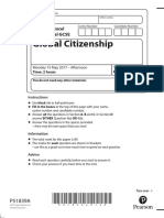 Global Citizenship: Pearson Edexcel International GCSE