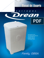 Drean Family 086 A Washing Machine PDF