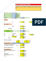 Singly Reinforced Beam Excel