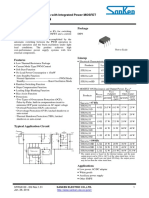 STR3A100 Series: Off-Line PWM Controllers With Integrated Power MOSFET