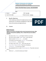 1stPartialEnglishII-Homework Hernan Chinchilla 