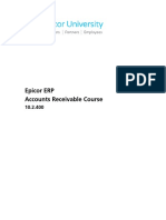 Epicor ERP Accounts Receivable Course