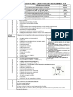 Lista de Utiles 5º B