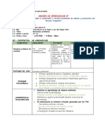 Sesión de Aprendizaje Diana Sumas y Rest Con Decenas Completas