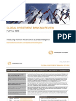 Thomson Reuters Global Investment Banking Fees Review 4Q 2010