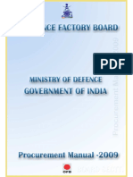 Defence Procurement Manual 2009