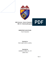 MBA103 - Almario - Parco - Marketing - Plan - Outline