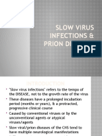 Slow Virus Infections & Prion Diseases