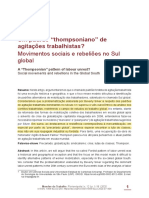 BRAGA, Ruy. Um Padrão Thompsoniano...