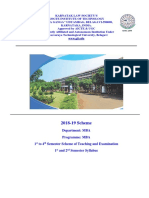 Syllabus Cover Page 1st and 2nd Sem MBA PDF