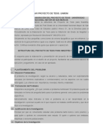 Guía para Elaborar Proyecto de Tesis