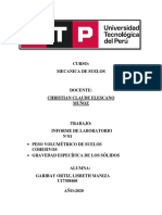 Laboratorio 1 Mecanica de Suelo