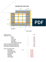 Estimate Steel Tank