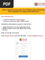 Steps To Download and Run The Tool On Windows Operating System. This Is Mandatory For Laptop and Desktop Users