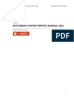 Mitsubishi Canter Service Manual 4d34 Mi 1b3puj