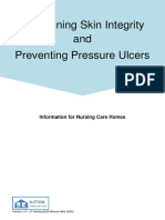 Maintaining Skin Integrity and Preventing Pressure Ulcers - Information For Nursing Care Homes - January 2018 Final v1.0