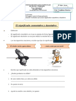 Denotativo Connotativo 5°