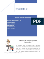 English A 1: Task Digital Magazine