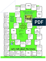 Present Continuous Game For Future Activity