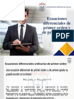 Ed de Primer Orden y de Primer Grado