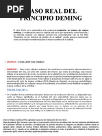 Caso Real Del Principio Deming