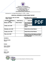 Individual Worksheet Accomplishment Report