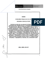 Bases CP 001 2017 Segunda Convocatoria PDF