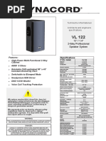 Dynacord Vl122 Users Manual