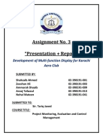 Ammarah Shoaib - Development of Multi Functional Display For Khi Aero Club - Assignment No.3