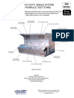 Heavy Duty, Single System Hydraulic Test Stand: 940 Series