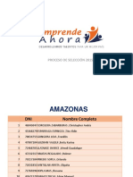 Proceso de Seleccion EmprendeAhora 2015 Segunda Etapa PDF