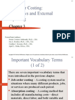 Job-Order Costing: Cost Flows and External Reporting