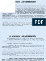 El Diseño de La Investigacion