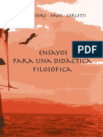 Ensayos para Una Didáctica Filosófica - Alejandro Ariel Cerletti PDF