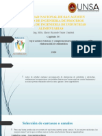 Capítulo IV - Operaciones Básicas y Complementarias en La Elaboración de Embutidos