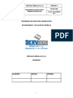 (PR-SST-002) Programa de Induccion y Reinduccion en SST