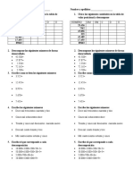 Examen Matemáticas Primaria