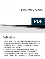 Two-Way Slabs: by Dr. Salah Uddin