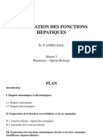 Exploration Des Fonctions Hepatiques