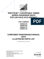 Spectrum™ Convertible 1006500 Series Passenger Seats For Lan Chile A319 Aircraft